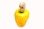 Cashew apple in white background image