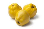 group of Quince in white background