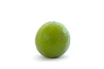 single lime in white background image