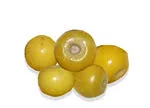 group of Nance fruit in white background