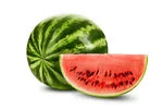 half sliced Watermelon with one full Watermelon image