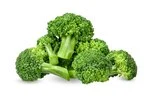 Broccoli in white background