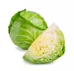 Cabbage in White background